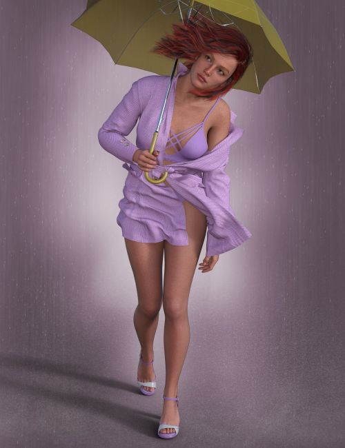Click here to see preview images for "BRZ Romantic Rain Single Poses for Genesis 9" BRZ Romantic Rain Single Poses for Genesis 9