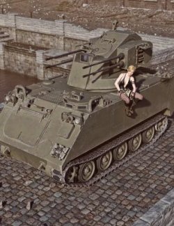 M113 Sidam Vehicle for DAZ 3D