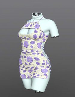 dForce SPR Split Nightgown for Genesis 9