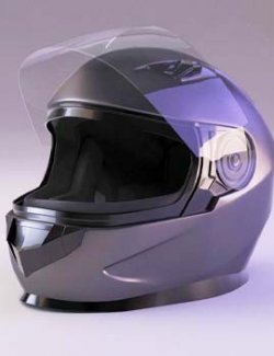 Motorcycle Helmet 3D Model