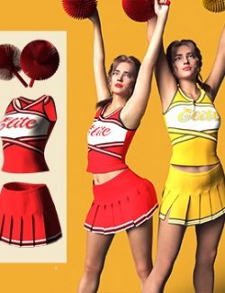 RQL-dForce Cheerleader Outfit G8F & G8.1F