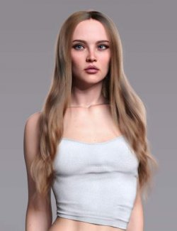 dForce Sandra Hair for Genesis 9