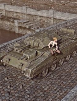 Crusader Mk2 Tank for Daz3D