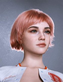 dForce AK Innocent Hair for Genesis 9
