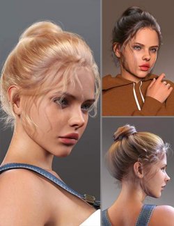 dForce Debbi Hair and MB Debbi for Genesis 9 Feminine