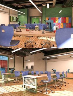 Modern Science Classroom