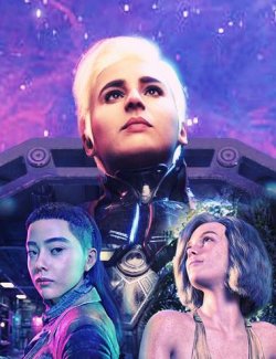 FE Advent Sci-Fi Hair 3-in-1 Bundle for Genesis 9