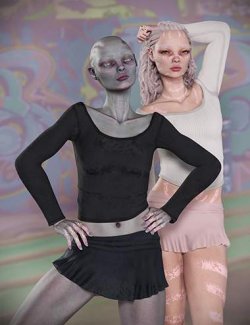 dForce Bella Outfit for Genesis 9