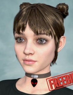 eGirl Hair for Genesis 8 Female