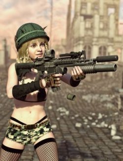 M4A1 TK Assault Rifle with Launcher for G8F and G9
