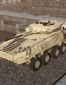 LAV25 Armored Vehicle CoD for Daz3D