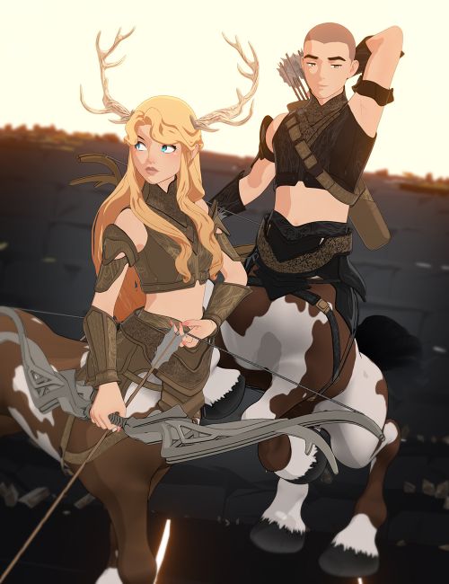 Click here to see preview images for "FilaToon Steed Texture Add-On for Centaur 9" FilaToon Steed Texture Add-On for Centaur 9