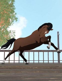 Espirited Poses for Anime Horse