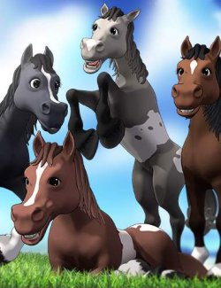 Toon Steed for Toon Daz Horse 3