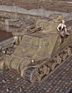 Lee MK3 Medium Tank for DAZ3D