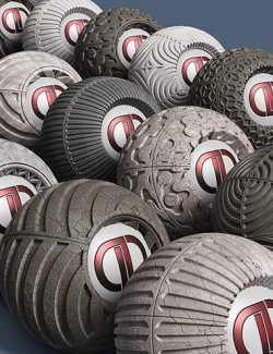 DD PBR Concrete Panel Shaders for Iray Vol 2
