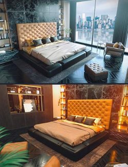 Polish Luxury Condo Bedroom