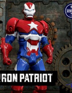 Lyko3D Iron Patriot Marvel Ultimate Suit for G8M