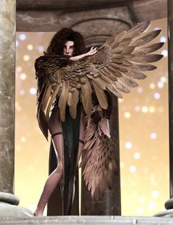 Sky Terror Hierarchical Poses for Ava 9 Harpy and Aello Wings