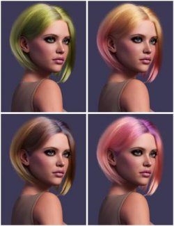 dForce Strand-Based Early Summer Bob Hair Color Expansion