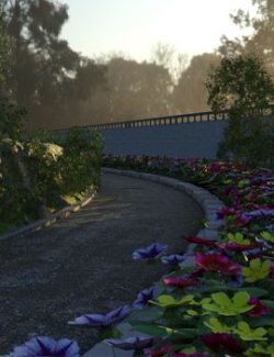 3D Scenery: Park Path