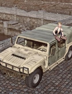 Hummer Medic Vehicle Cod for Daz3D