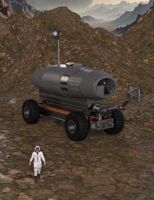 Click here to see preview images for "Retro Mars Base - Vehicle" Retro Mars Base - Vehicle