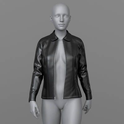 Click here to see preview images for "Leather Jacket Unbuttoned G8 DAZ" Leather Jacket Unbuttoned G8 DAZ