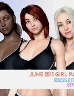 June 2025 Girls Pack for Genesis 8 and 9