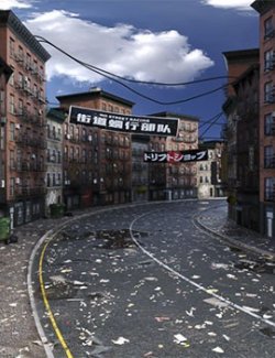 Low-poly Urban Scene