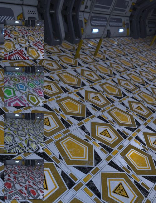 Click here to see preview images for "Polygon Sci-Fi Flooring Iray Shaders" Polygon Sci-Fi Flooring Iray Shaders