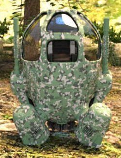 CAMO-Cool EXPLORATION Styles for ExoNaut Vehicle in Daz Studio