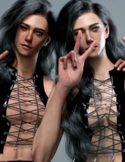 Leather Top and Short (Genesis 9 Base)