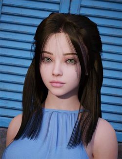 MGAB Dalilah HD and dForce Strand-Based Hair for Genesis 9