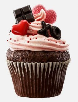 Valentines Cupcake Props DAZ