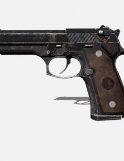 Beretta M9 Prop for DAZ Studio