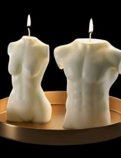 Candles Torso Props DAZ