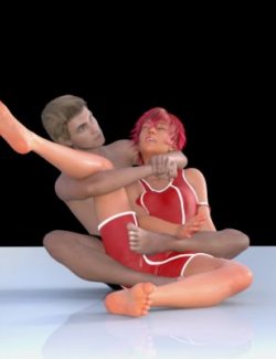 Maledom & Wrestling & Ryona Poses 1 for Genesis 8