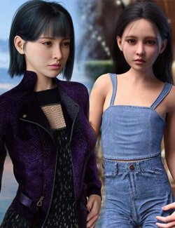 Vo Kimi and Young Kimi HD Females for Genesis 9
