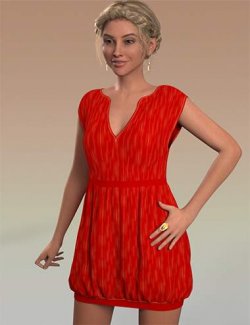 DNA Jane- dForce Bubble Skirt Mini for Genesis 9