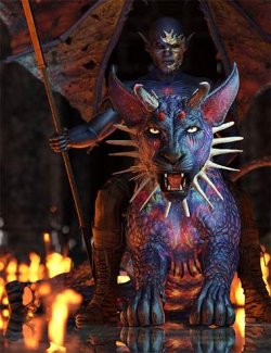 Demon Cat Poses for Vega HellCat