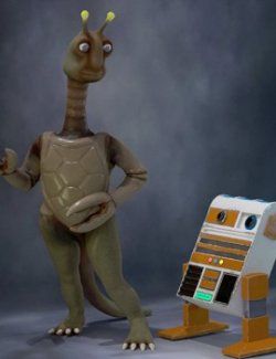 Crusteleon And GLT Space Robot for Poser