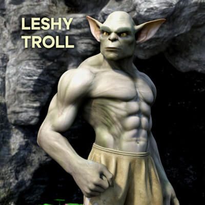 Click here to see preview images for "Leshy Troll for DAZ Studio" Leshy Troll for DAZ Studio