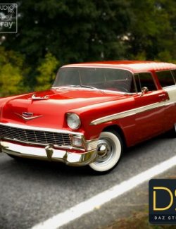 Chevrolet Bel Air 1956 for DAZ Studio