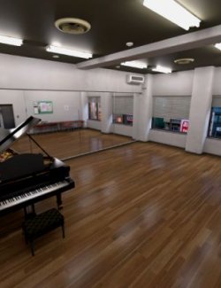 Dance Practice Room for DAZ