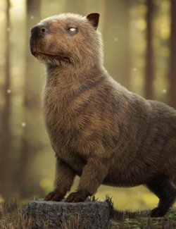 Raw Capybara for Daz Dog 8