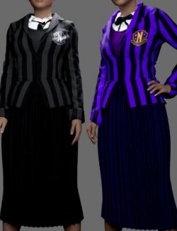 MS Nevermore Academy Uniform (G8F and G9)