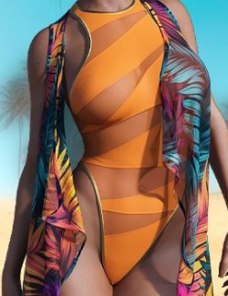 Lucia One-Piece and Coverup for G8/8.1 Females
