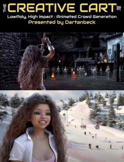 Efficient Crowd Animation in DAZ Studio: A LowPoly Workflow
