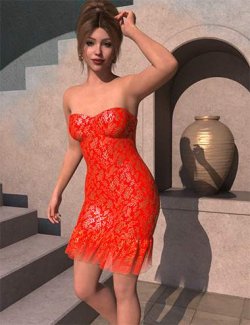 SIC Marla - a dForce Cocktail Dress for Genesis 9